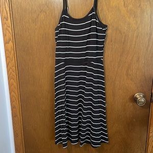 Black and white stripes sundress size small